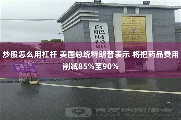 炒股怎么用杠杆 美国总统特朗普表示 将把药品费用削减85%至90%